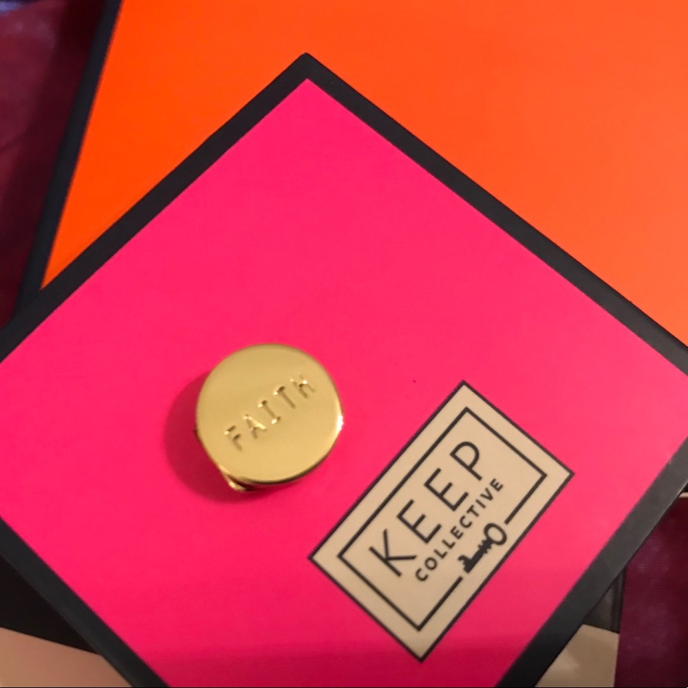 KEEP COLLECTIVE - Gold FAITH Pave Disc